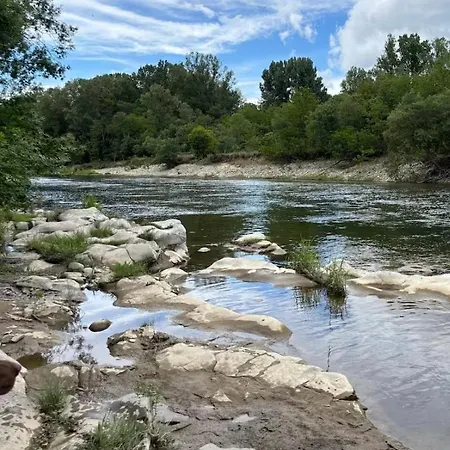 Holiday home For 4p Next To Ardeche - Airco, Pool And Direct River Access Pradons